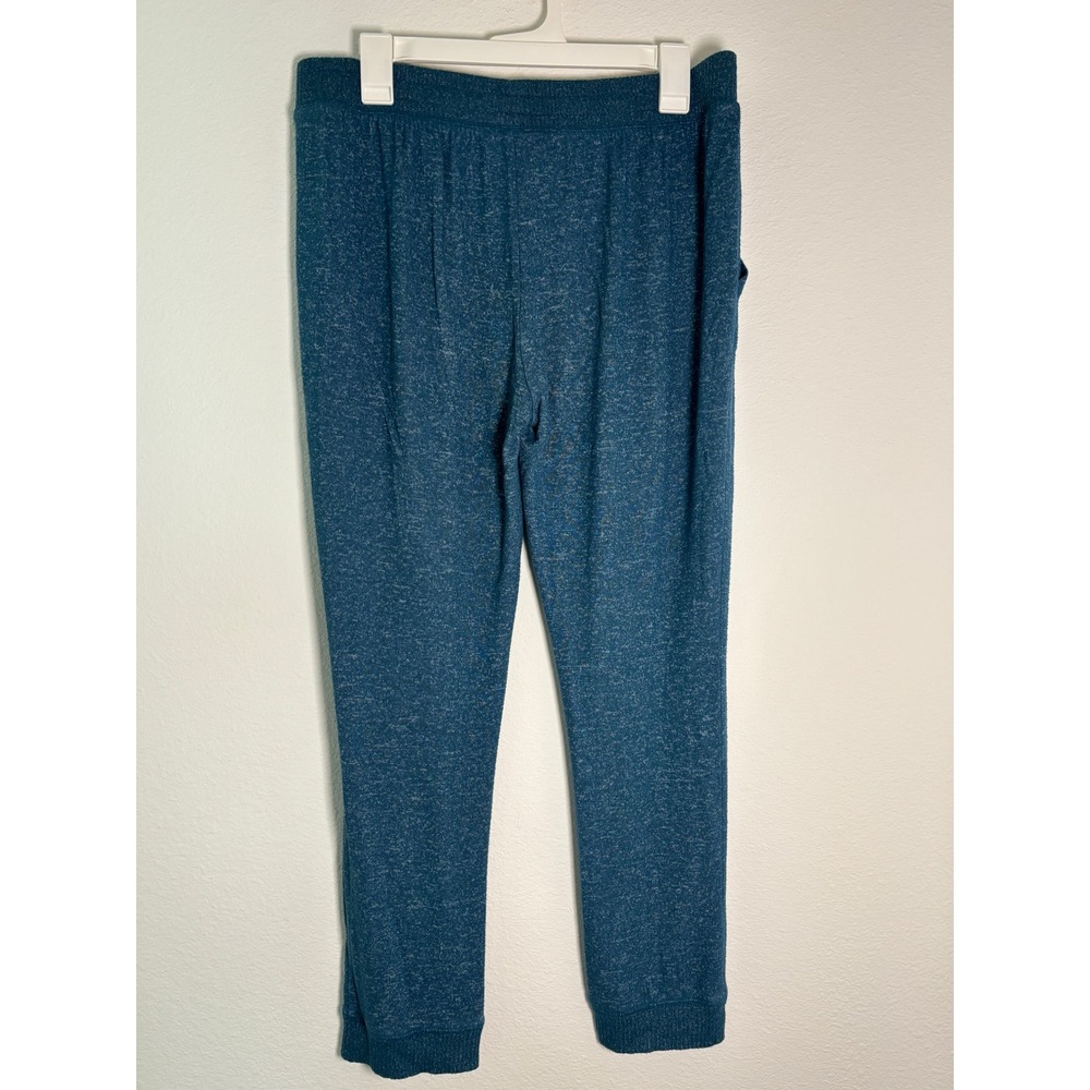 Xersion Womens XL Teal Blue Space Dye Joggers Activewear Pants RN 93677